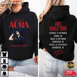 Diljit Dosanjh Portrait Aura World Tour Music Concert T Shirt (3)