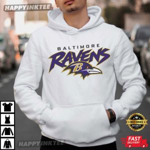 Baltimore Ravens Logo American Football T Shirt (2)