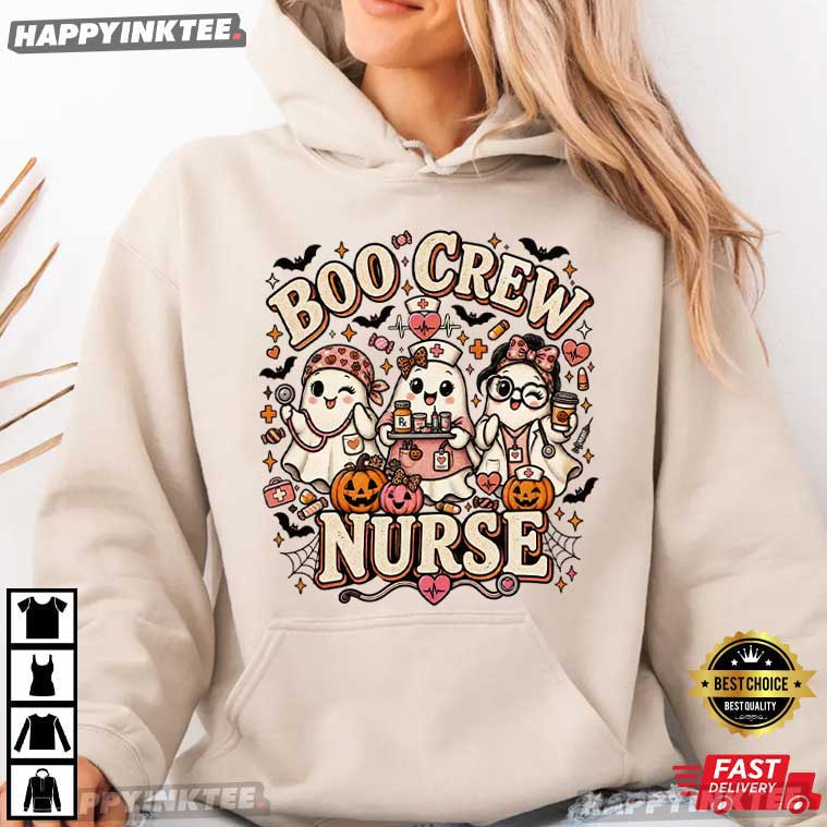 Boo Crew Nurse Halloween Gift T-Shirt Boo Crew Nurse Halloween Gift T-Shirt