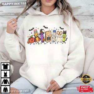 Cute Ghost Classroom Back to School Halloween Teacher Gift T Shirt (1)