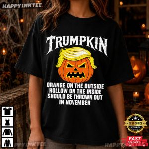 Trumpkin Spooky Season Anti Trump Funny Political Halloween T Shirt (4)