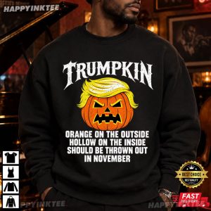 Trumpkin Spooky Season Anti Trump Funny Political Halloween T Shirt (1)