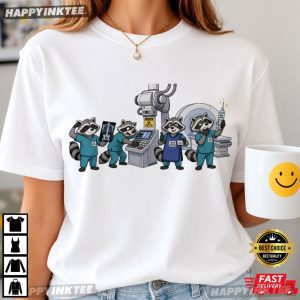 Xray Raccoon Radiology Tech Funny Radiographer Gift T Shirt (4)