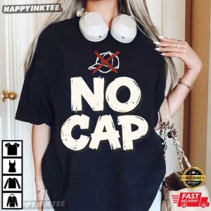 No Cap Funny Gen Z Slang Meme T Shirt (4)