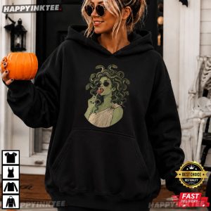 Medusa With Sunglasses Greek Mythology Graphic T Shirt (3)
