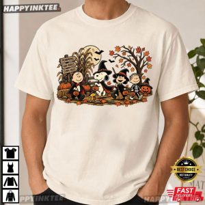 Peanuts Fall Pumpkin Spooky Season Cute Halloween Gift T Shirt (3)