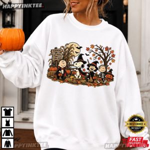 Peanuts Fall Pumpkin Spooky Season Cute Halloween Gift T Shirt (4)