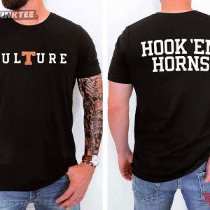 Culture Hook Em Horns Matthew McConaughey 2 Sided T Shirt (3)