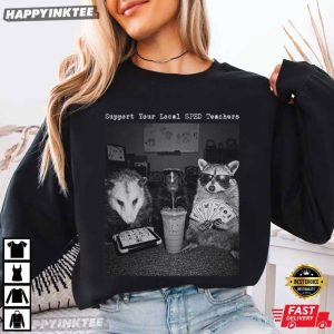 SPED Teacher Raccoon Possum Rat SPED Department Gifts T Shirt (1)