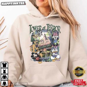 Disney Tower Of Terror Mickey Hollywood Tower Halloween T Shirt (2)