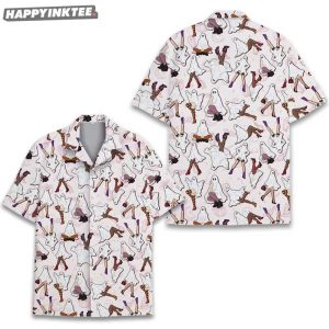 Cute Girly Ghost Spooky Halloween Party Hawaiian Shirt (4)