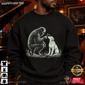 Bigfoot Dog Boop Cryptid Lover Gift Animal Friendship T Shirt (1)