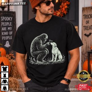 Bigfoot Dog Boop Cryptid Lover Gift Animal Friendship T Shirt (2)