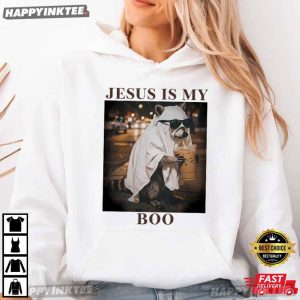 Jesus Is My Boo Raccoon Christian Halloween T Shirt (1)