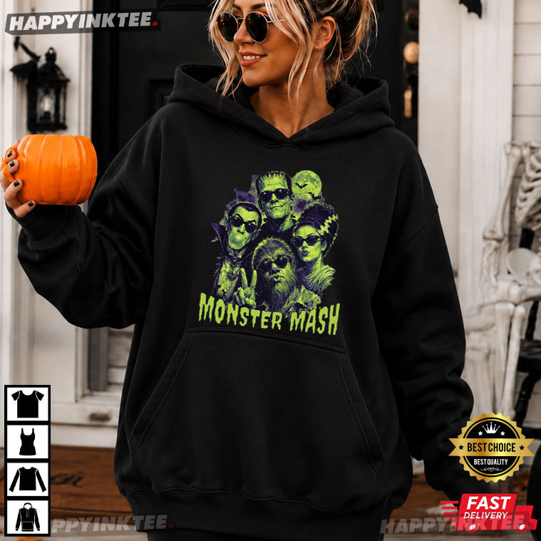 Monster Mash Halloween Monster Selfie Funny Spooky Season T-Shirt Monster Mash Halloween Monster Selfie Funny Spooky Season T-Shirt