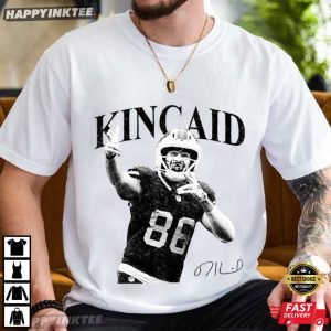 Dalton Kincaid Football Vintage Graphic T Shirt (1)