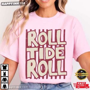 Roll Tide Roll Alabama Crimson Tide Football Gameday T Shirt (4)