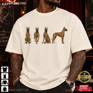 Brindle Great Dane Dog Lover T Shirt (1)