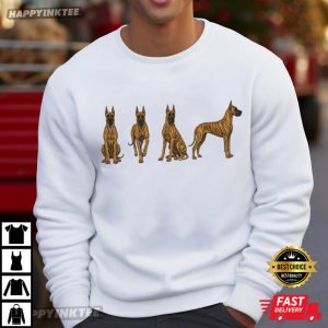 Brindle Great Dane Dog Lover T Shirt (2)