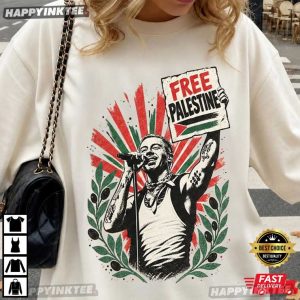 Free Palestine Macklemore Hind's Hall Graphic T Shirt (1)