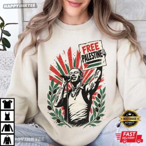 Free Palestine Macklemore Hind's Hall Graphic T Shirt (2)
