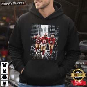 Brock Purdy Christian McCaffrey George Kittle Niners Football T Shirt (4)
