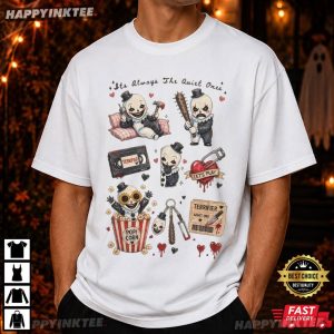 Clown Horror It's Always The Quiet Ones Kawaii Art T Shirt (3)