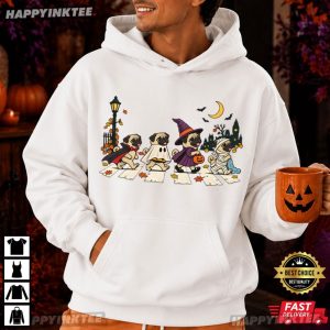 Cute Pug Halloween Spooky Dog Trick or Treat T Shirt (4)