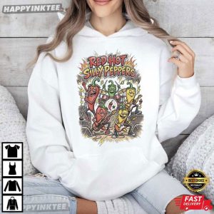 Red Hot Silly Peppers Funny Rock Band Parody T Shirt (4)