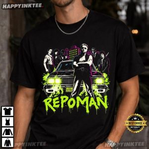 Repo Man 80s Cult Sci Fi Film Graphic T Shirt (4)