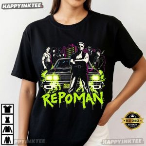 Repo Man 80s Cult Sci Fi Film Graphic T Shirt (1)