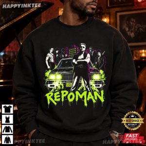 Repo Man 80s Cult Sci Fi Film Graphic T Shirt (2)