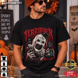Terrifier Clown Horror Halloween Streetwear Graphic T Shirt (4)
