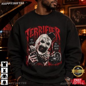 Terrifier Clown Horror Halloween Streetwear Graphic T Shirt (2)