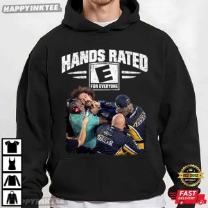 Carson Hocevar Ryan Blaney Hands Rated For Everyone T Shirt (3)