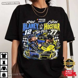 Carson Hocevar Ryan Blaney The Two Piece Nascar Fight Racing T Shirt (4)