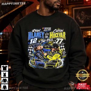 Carson Hocevar Ryan Blaney The Two Piece Nascar Fight Racing T Shirt (3)