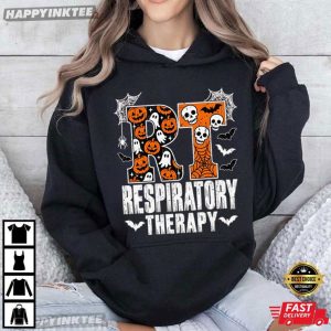 Respiratory Therapist Spooky Pulmonologist Nurse Gift T Shirt (3)