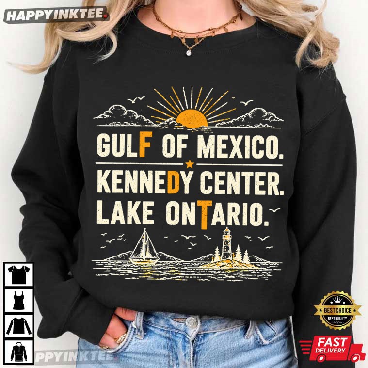 Gulf of Mexico Kennedy Center Lake Ontario T-Shirt Gulf of Mexico Kennedy Center Lake Ontario T-Shirt