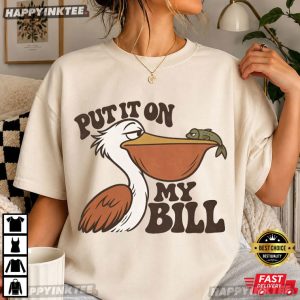 Pelican Put It On My Bill Funny Cartoon Bird T Shirt (4)