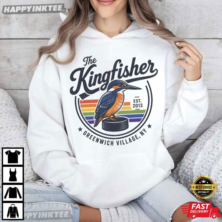 The Kingfisher Greenwich Village NYC Sport Bar T-Shirt The Kingfisher Greenwich Village NYC Sport Bar T-Shirt