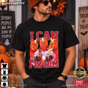 Buddy The Unicorn I Can Fix Him Horror Movie T Shirt (2)