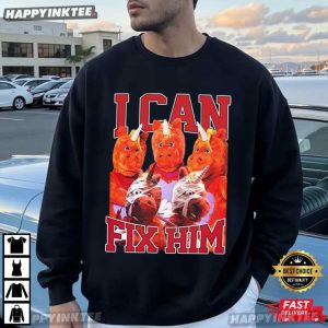 Buddy The Unicorn I Can Fix Him Horror Movie T Shirt (4)