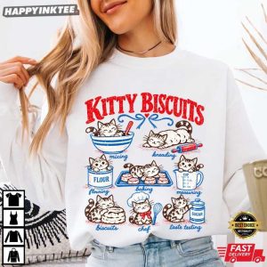Cat Bread Baking Christmas Gift For Cat Lover T Shirt (1)