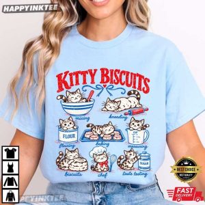 Cat Bread Baking Christmas Gift For Cat Lover T Shirt (3)