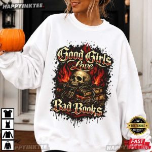 Good Girls Love Bad Books Gothic T Shirt (4)