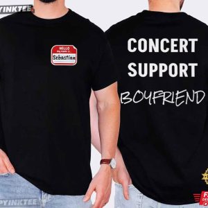 Hello My Name Is Concert Support Custom Name Tag T Shirt (1)