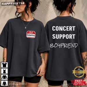 Hello My Name Is Concert Support Custom Name Tag T-Shirt