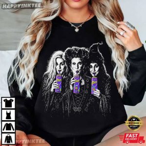 Sanderson Sisters Witches Hocus Pocus Halloween Graphic T Shirt (2)