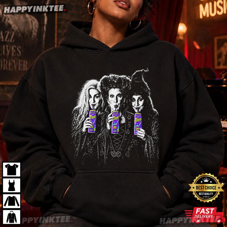Sanderson Sisters Witches Hocus Pocus Halloween Graphic T-Shirt Sanderson Sisters Witches Hocus Pocus Halloween Graphic T-Shirt
